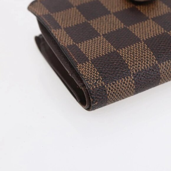 Authentic LOUIS VUITTON Damier Ebene Portefeuille Viennois Wallet bst288-120225 - Picture 9 of 16
